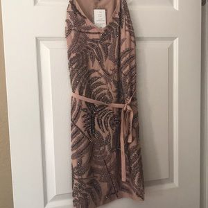 French connection dress beaded